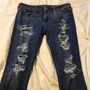 American Eagle Ripped Skinny Jeans